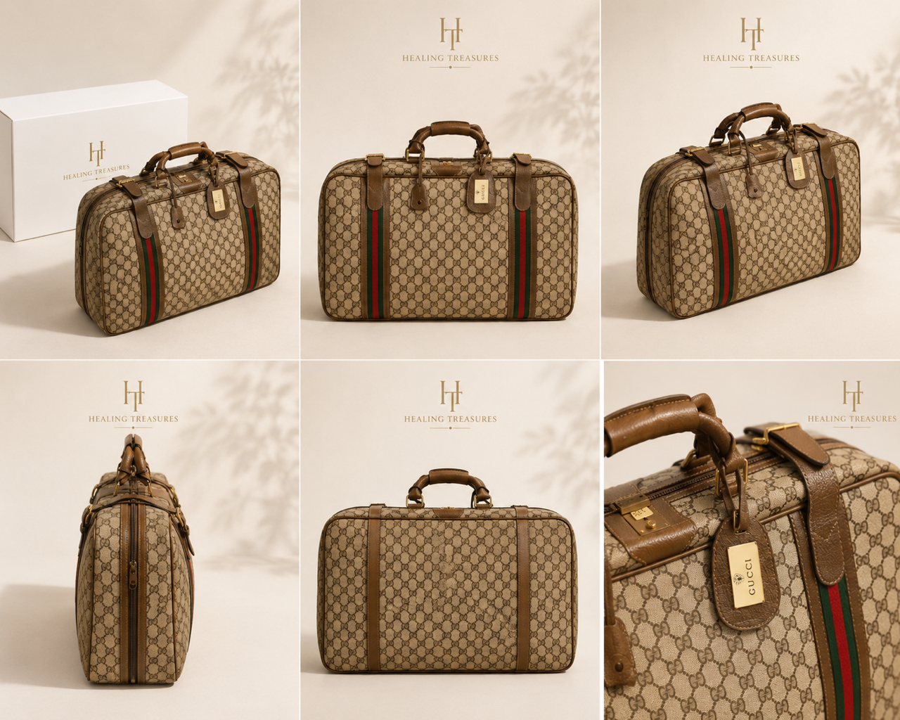 Gucci Vintage Monogram Travel Bag